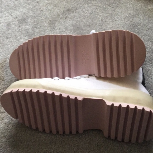 White Zara big soul sneakers - Picture 3 of 6